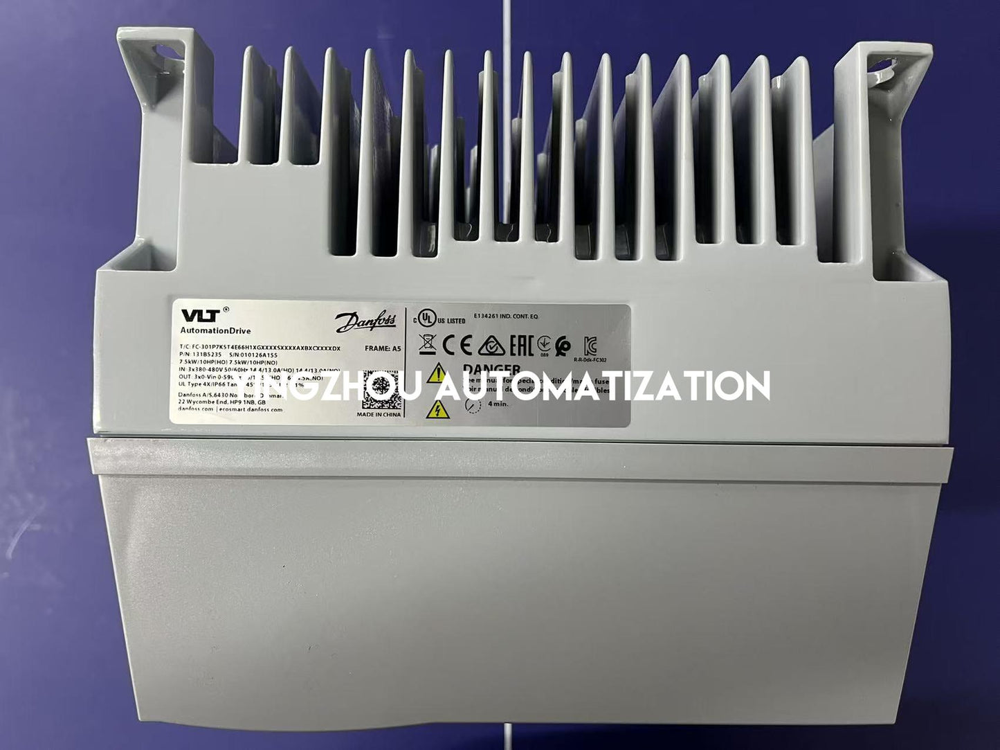 Danfoss 131B5235 FC-301P7K5T4E66H1XGXXXXSXXXXAXBXCXXXXDX VLT AutomationDrive | 7.5kW 380-480V Frequency Inverter | Brand New Original-YingZhou Automatization