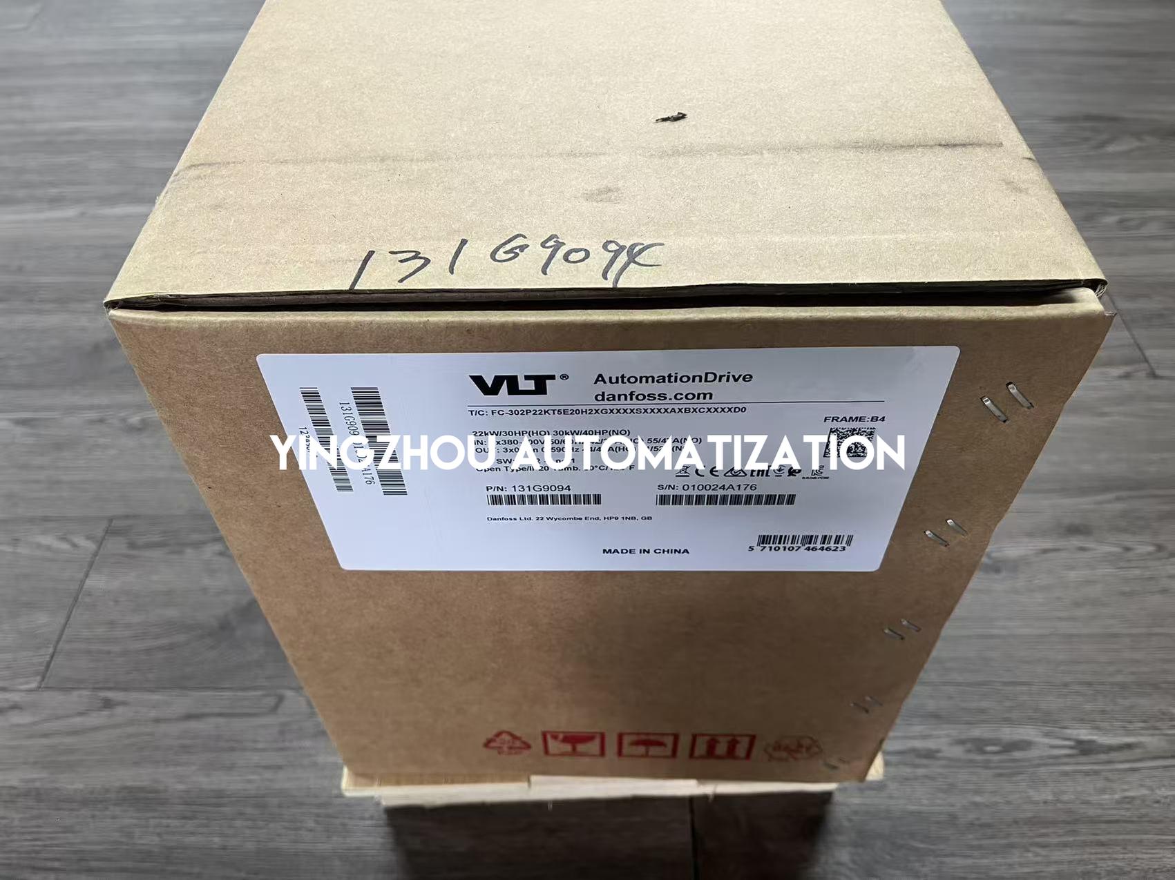 Danfoss 131G9094 FC-302P22KT5E20H2XGXXXXSXXXXAXBXCXXXXD0 VLT AutomationDrive | 22kW 380-500V Frequency Inverter | Brand New Original-YingZhou Automatization