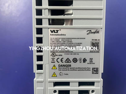 Danfoss 131N4868 FC-302P1K1T5E20H1XGXXXXSXXXXALBXCXXXXDX VLT AutomationDrive | 1.1kW 380-500V Frequency Inverter | Brand New Original-YingZhou Automatization