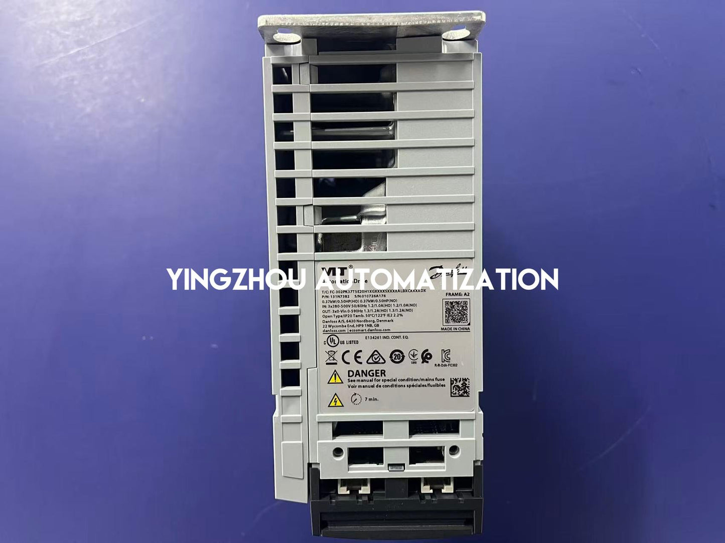 Danfoss 131N7382 FC-302PK37T5E20H1XGXXXXSXXXXALBXCXXXXDX VLT AutomationDrive | 0.37kW 380-500V Frequency Inverter | Brand New Original-YingZhou Automatization