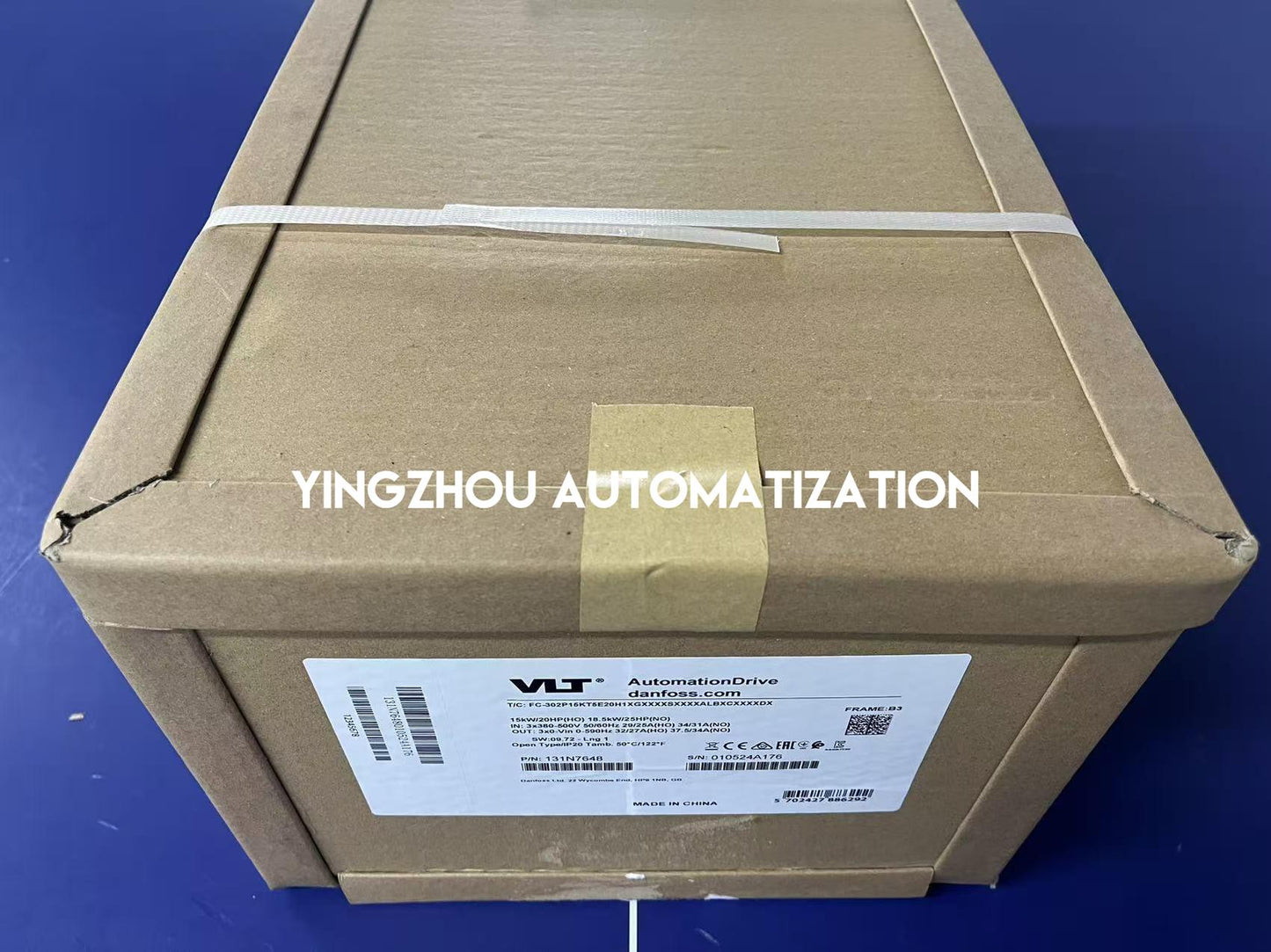 Danfoss 131N7648 FC-302P15KT5E20H1XGXXXXSXXXXALBXCXXXXDX VLT AutomationDrive | 15kW 380-500V Frequency Inverter | Brand New Original-YingZhou Automatization