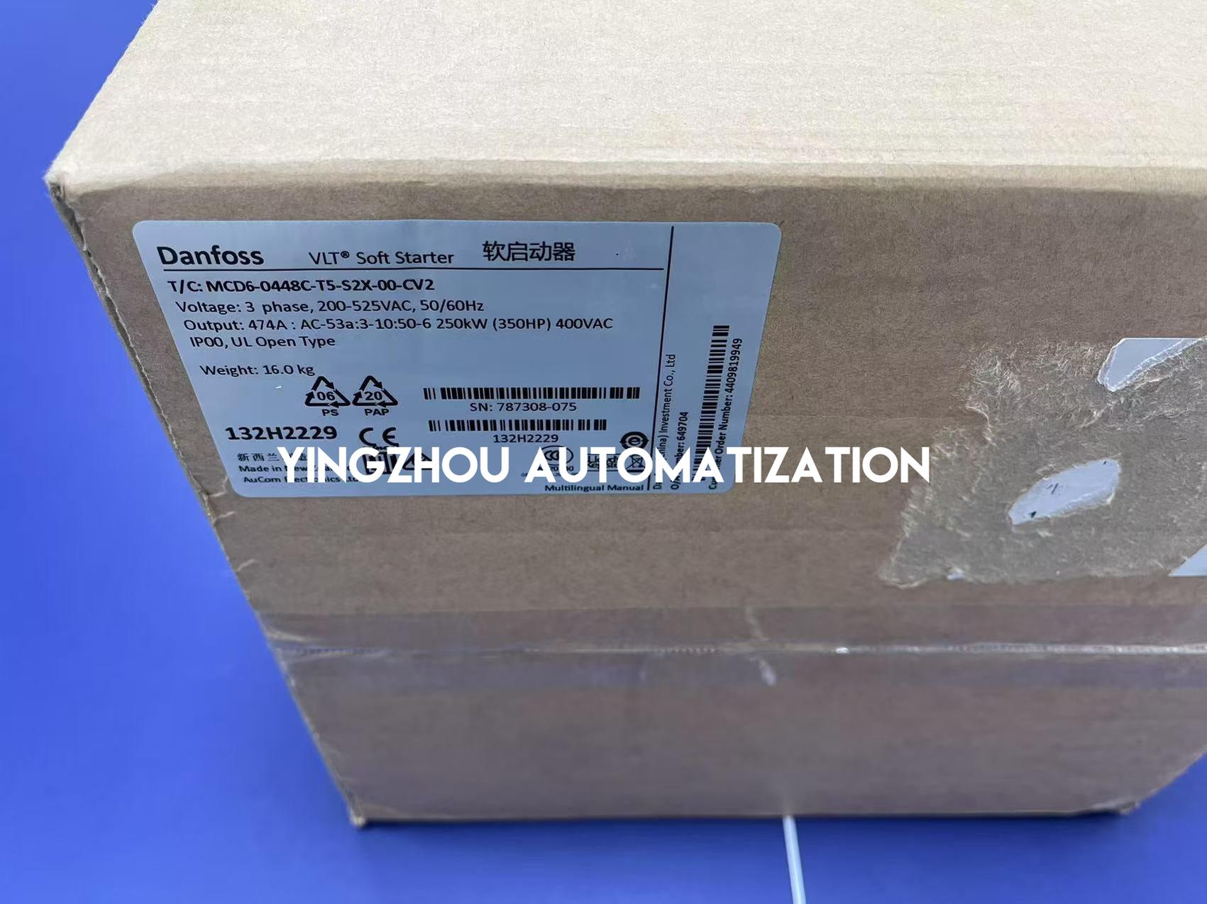 Danfoss 132H2229 MCD60448CT5S2X00CV2 VLT Soft Starter MCD 600 | 448A 380-500V Soft Starter | Brand New Original-YingZhou Automatization