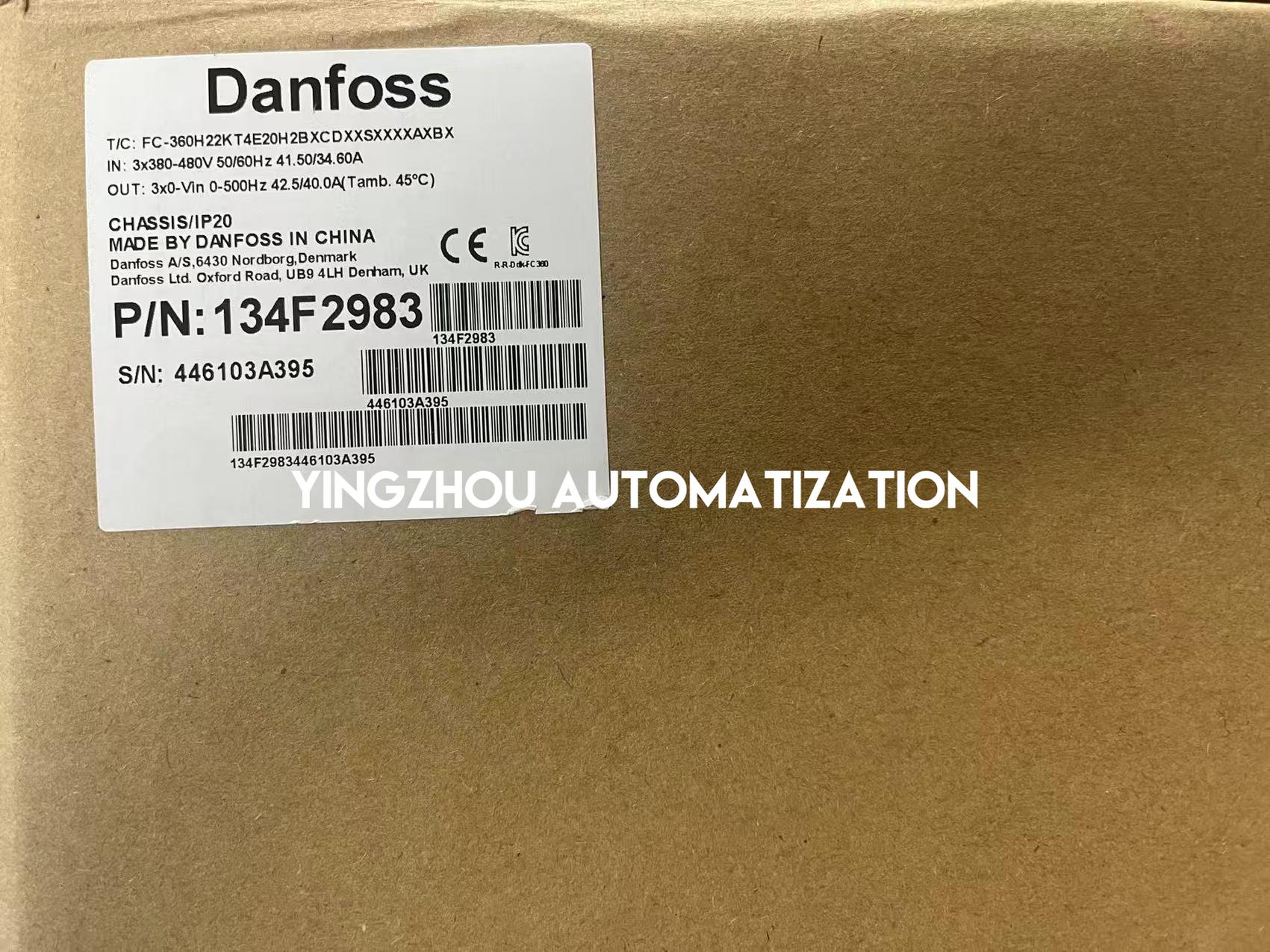 Danfoss 134F2983 FC-360H22KT4E20H2BXCDXXSXXXXAXBX VLT AutomationDrive | 22kW 380-480V Frequency Inverter | Brand New Original-YingZhou Automatization