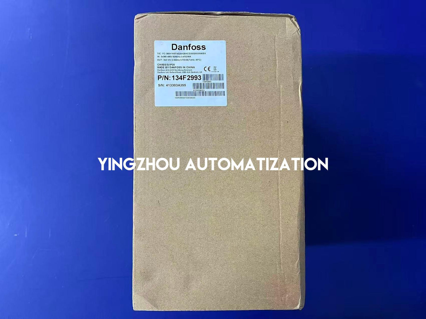 Danfoss 134F2993 Frequency Inverter VLT AutomationDrive FC-360H1K5T4E20H2BXCDXXSXXXXA0BX 1.5KW/2HP 3PH 380-480VAC VFD-YingZhou Automatization