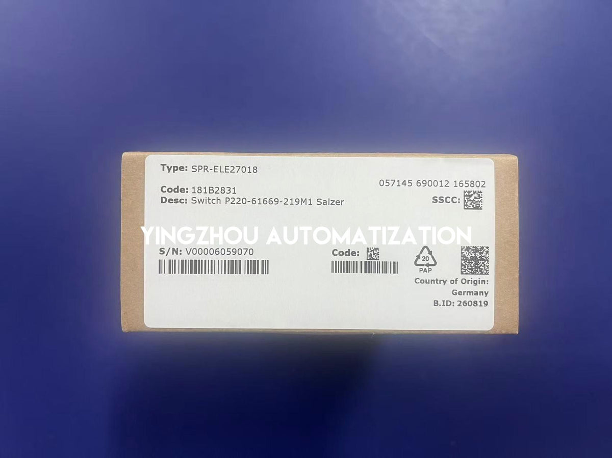 Danfoss 181B2831 Sälzer P220 3-Step Rotary Cam Switch-YingZhou Automatization