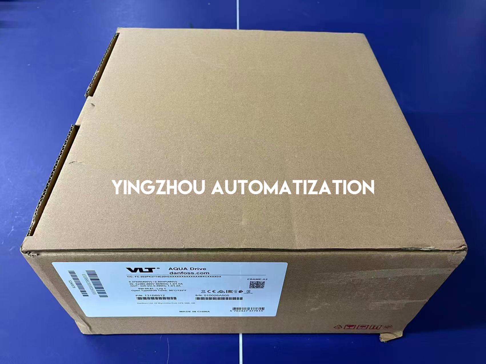 Danfoss VLT AQUA Drive FC-202 Series Frequency Inverter 131B8812 FC-202PK37T4E20H2XXXXXXSXXXXAXBXCXXXXDX 0.37KW/0.50HP 3PH 380-480VAC VFD-YingZhou Automatization