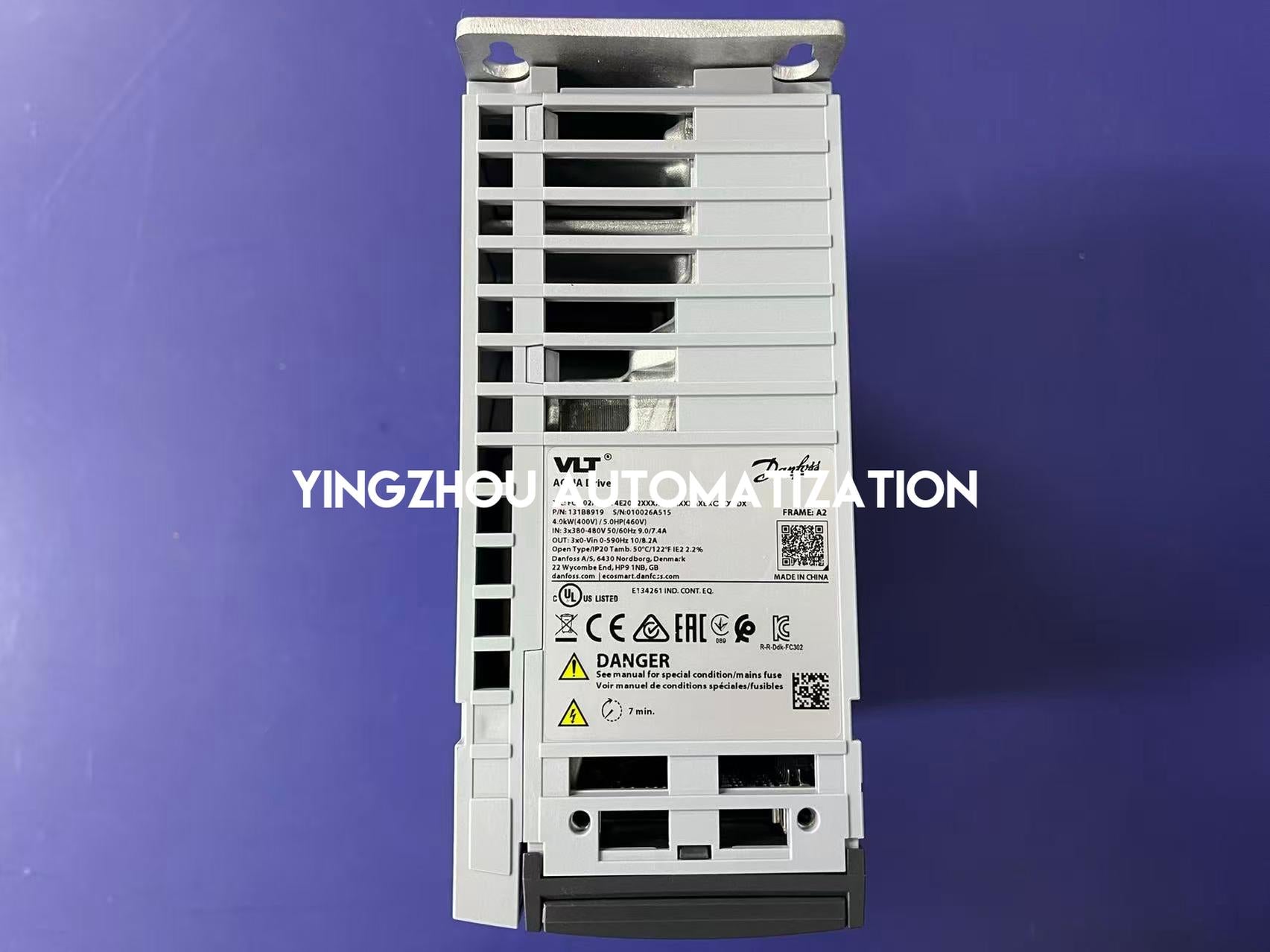 Danfoss VLT AQUA Drive FC-202 Series Frequency Inverter 131B8919 FC-202P4K0T4E20H2XXXXXXSXXXXAXBXCXXXXDX 4KW/5HP 3PH 380-480VAC VFD-YingZhou Automatization