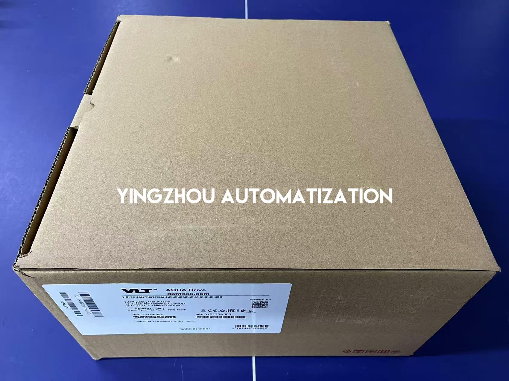 Danfoss VLT AQUA Drive FC-202 Series Frequency Inverter 131B8949 FC-202P7K5T4E20H2XXXXXXSXXXXAXBXCXXXXDX 7.5KW/10HP 3PH 380-480VAC VFD-YingZhou Automatization