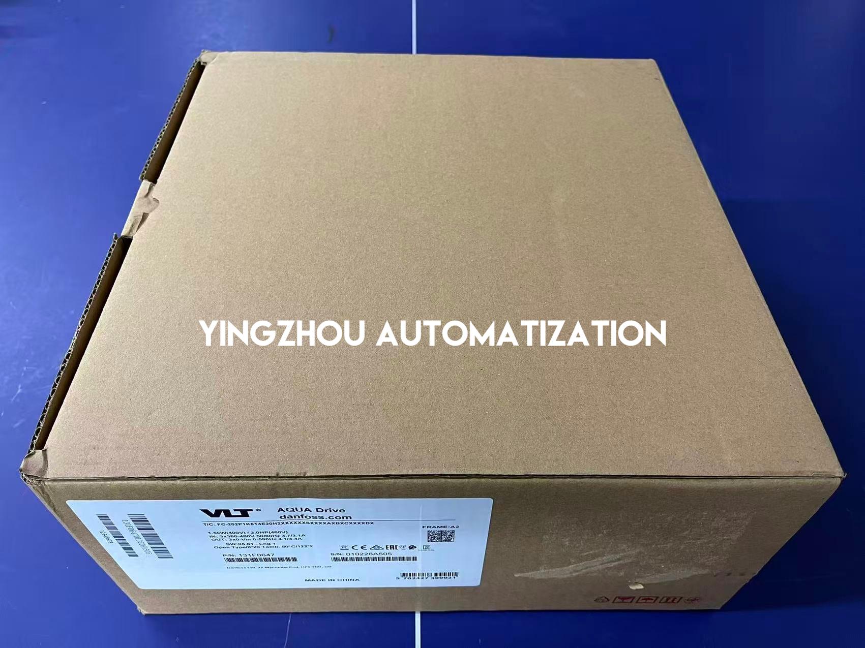 Danfoss VLT AQUA Drive FC-202 Series Frequency Inverter 131F0647 FC-202P1K5T4E20H2XXXXXXSXXXXAXBXCXXXXDX 1.5KW/2HP 3PH 380-480VAC VFD-YingZhou Automatization