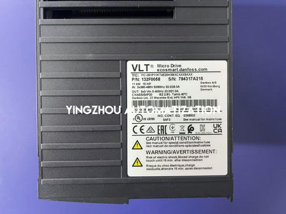Danfoss VLT® Micro Drive 11kW AC Drive - 132F0058 | FC-051, 24A, 380-480V, IP20, M5 Frame VFD-YingZhou Automatization