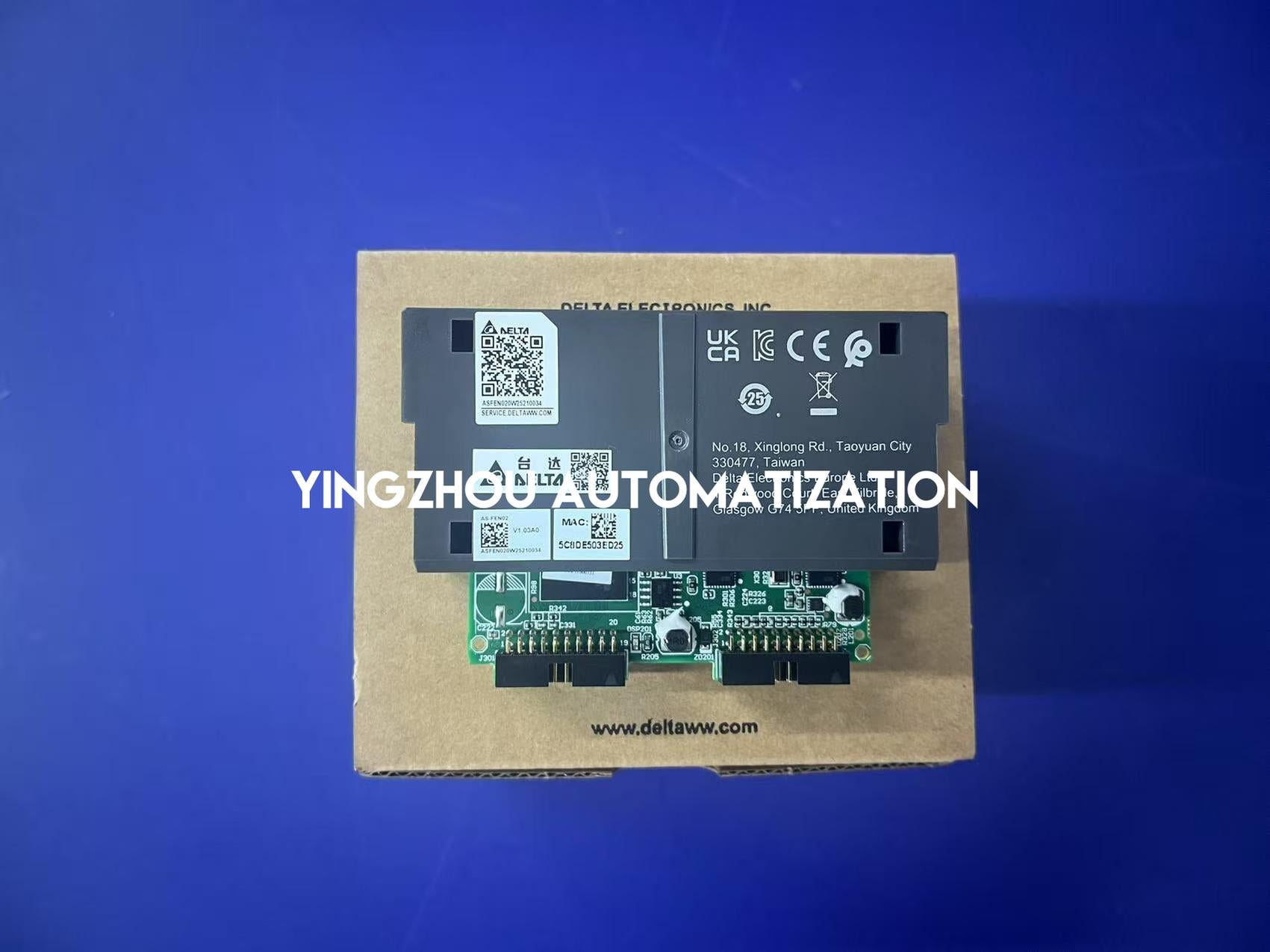 Delta AS Series AS-FEN02 VFD Communication Card - Dual Port Ethernet/IP & Modbus TCP-YingZhou Automatization