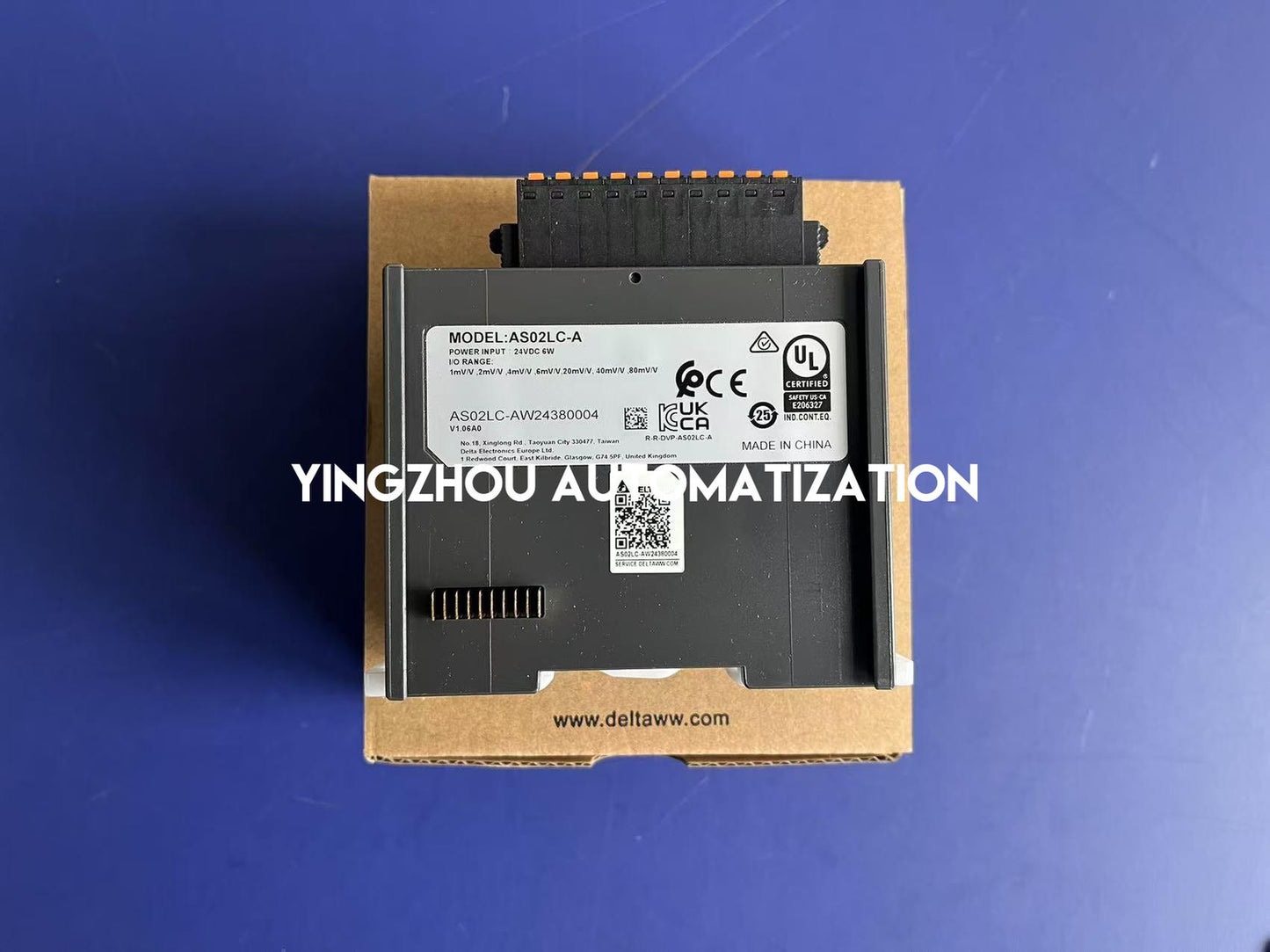 Delta AS Series AS02LC-A Load Cell Module - 2-Channel High Resolution Weighing Module-YingZhou Automatization