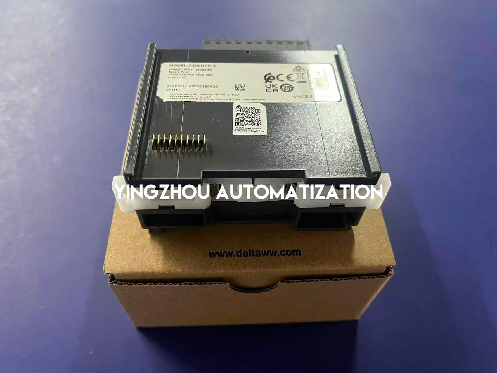 Delta AS Series AS06RTD-A RTD Temperature Module - 6 Channels, Pt100/Pt1000/Ni100/Ni1000-YingZhou Automatization
