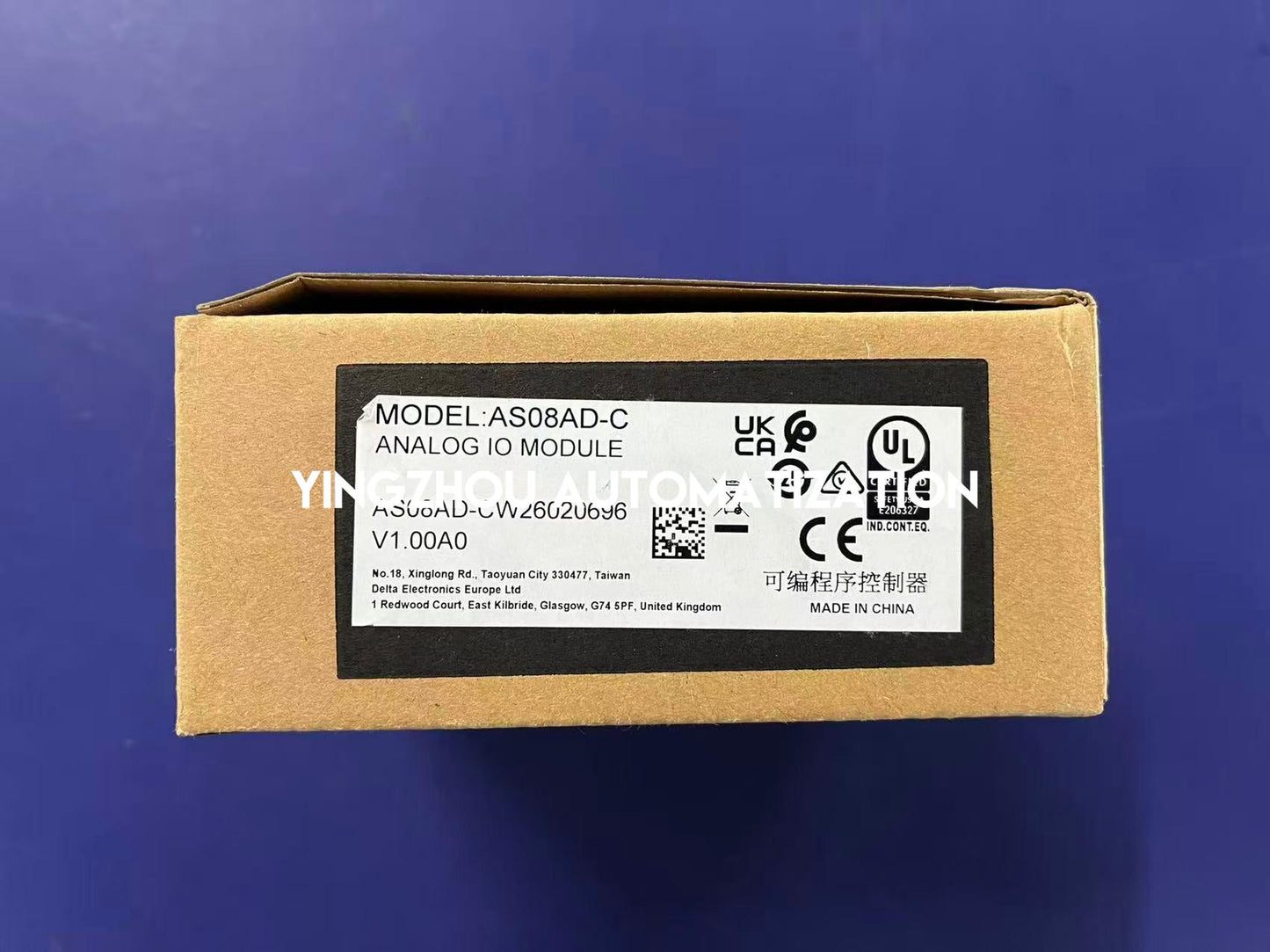 Delta AS Series AS08AD-C Analog Input Module - 8 Current Channels, 16-bit Resolution, 24V DC-YingZhou Automatization