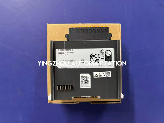 Delta AS Series AS08AD-C Analog Input Module - 8 Current Channels, 16-bit Resolution, 24V DC-YingZhou Automatization