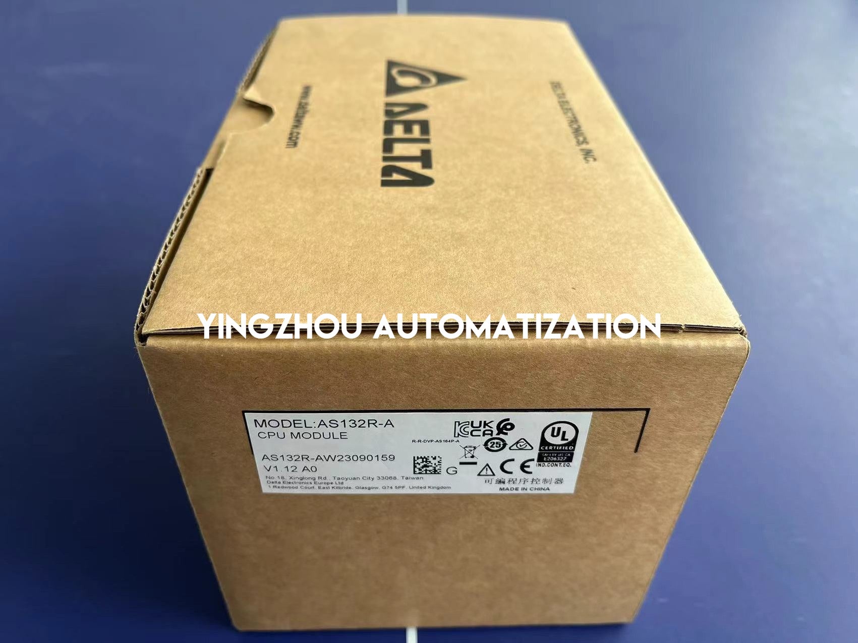 Delta AS Series AS132R-A PLC CPU - 32-Point (16DI/16DO Relay) High-Performance Controller-YingZhou Automatization