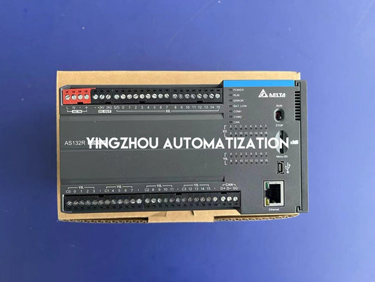 Delta AS Series AS132R-A PLC CPU - 32-Point (16DI/16DO Relay) High-Performance Controller-YingZhou Automatization