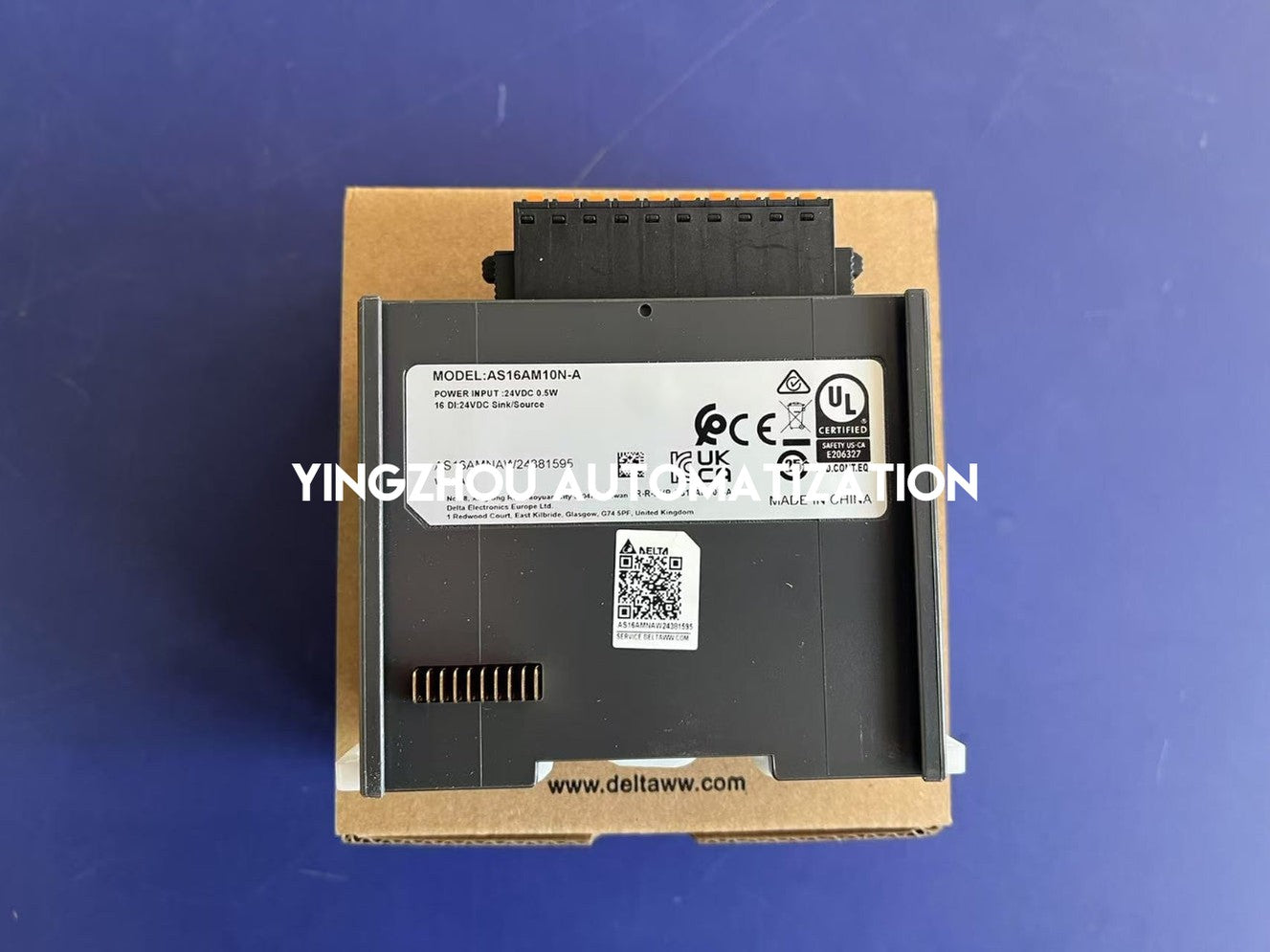 Delta AS Series AS16AM10N-A Digital Input Module - 16-Point 24VDC Sink/Source-YingZhou Automatization