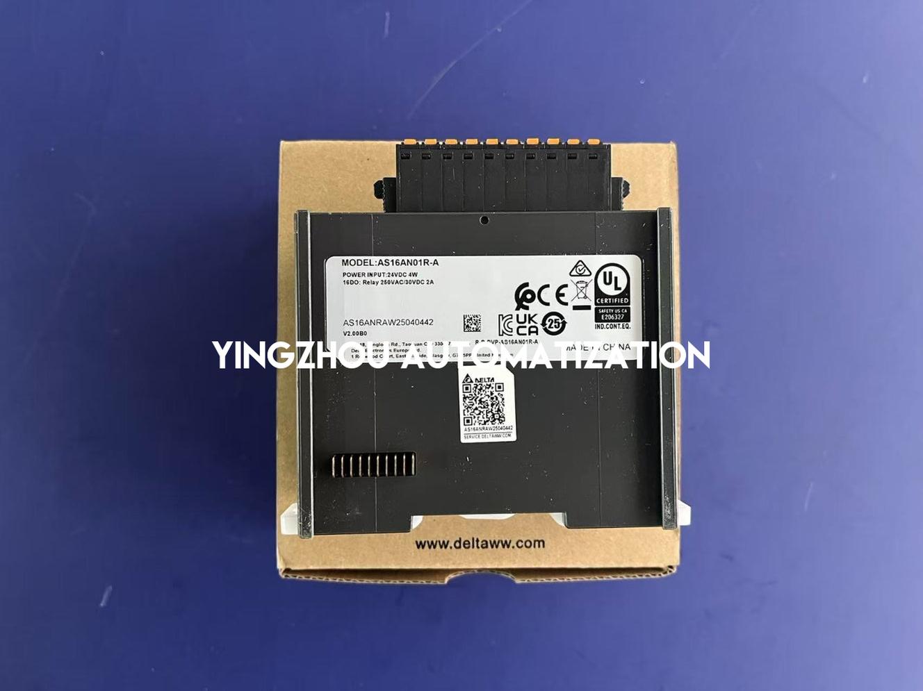 Delta AS Series AS16AN01R-A Digital Output Module - 16-Point Relay Output-YingZhou Automatization