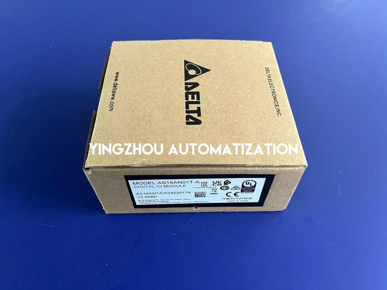 Delta AS Series PLC 16-Point Digital Output Module AS16AN01T-A - Transistor (NPN), Sinking-YingZhou Automatization