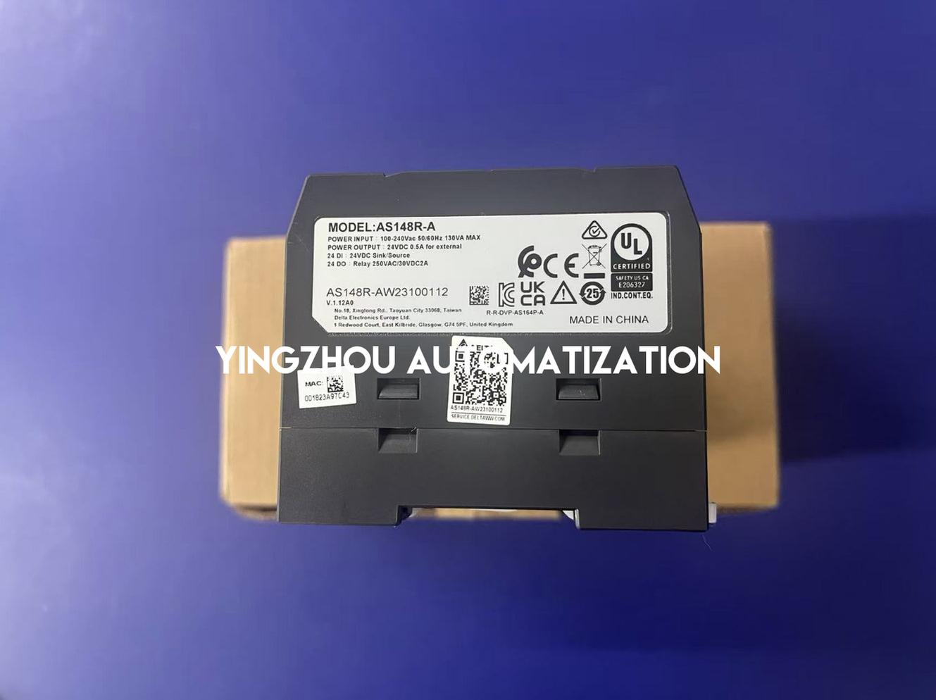 Delta AS Series PLC CPU AS148R-A - 48-Point Digital I/O (24DI/24DO Relay), 100-240VAC-YingZhou Automatization