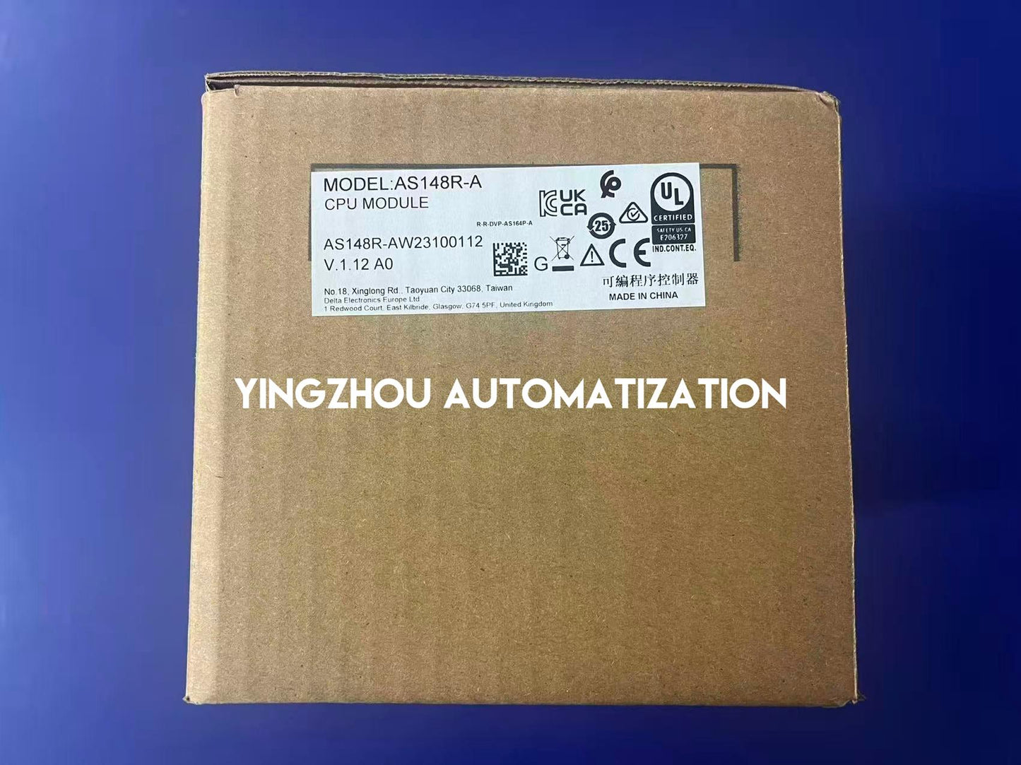 Delta AS Series PLC CPU AS148R-A - 48-Point Digital I/O (24DI/24DO Relay), 100-240VAC-YingZhou Automatization