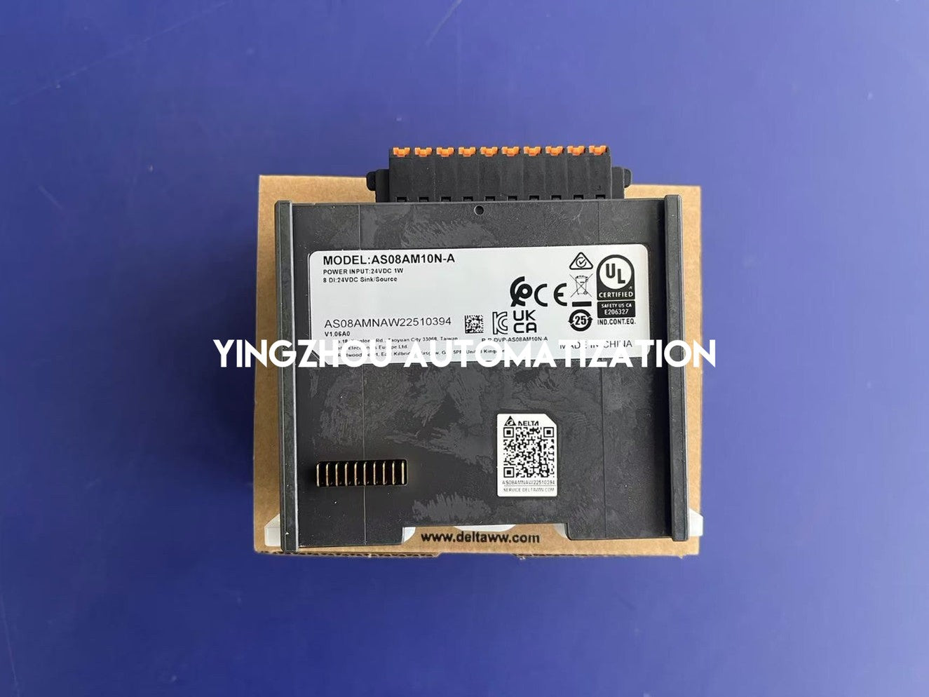 Delta AS Series PLC Digital Input Module AS08AM10N-A - 8-Point, Sinking/Sourcing-YingZhou Automatization