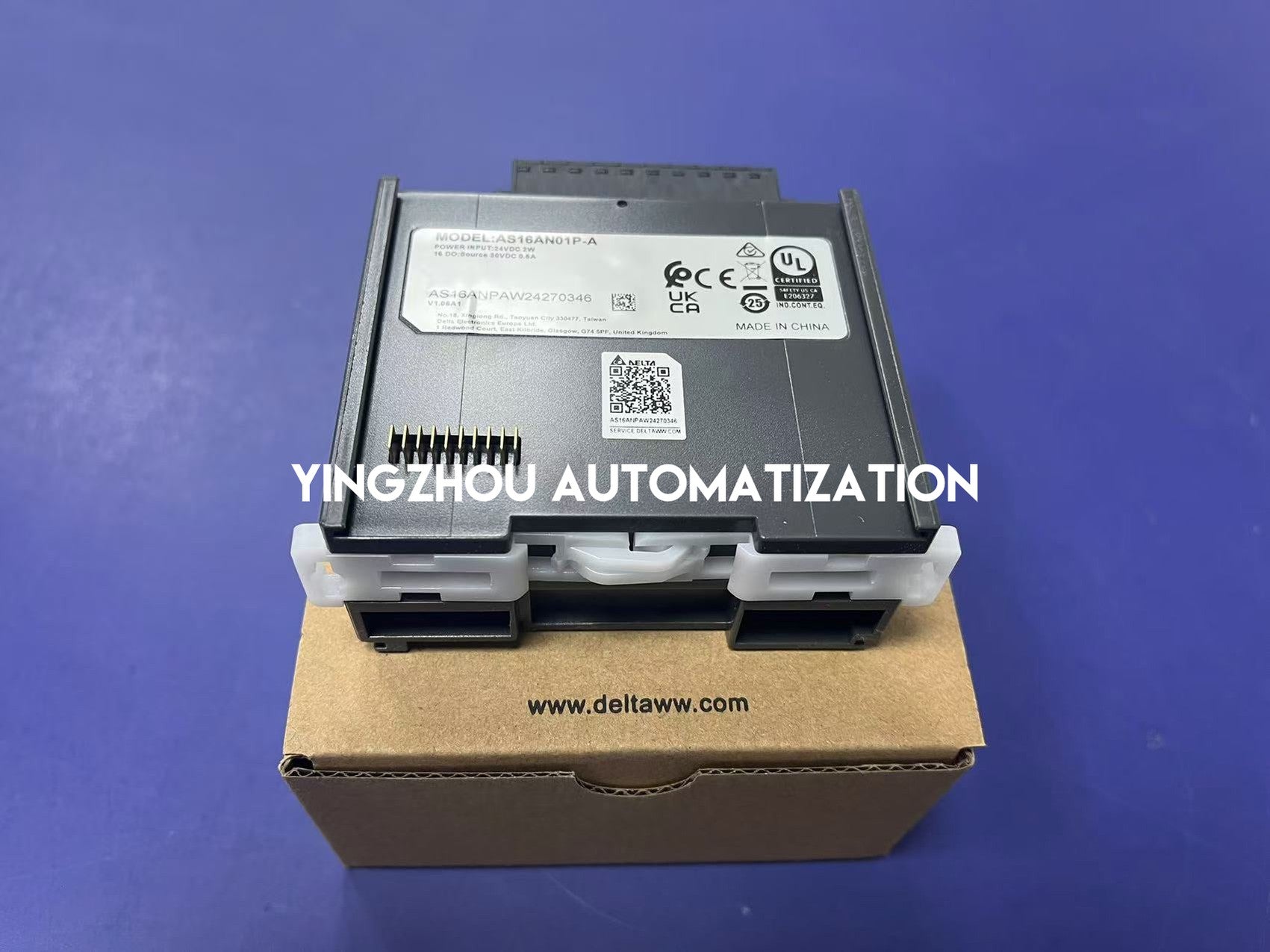 Delta AS Series PLC Digital Output Module AS16AN01P-A - 16-Point Transistor (Source)-YingZhou Automatization