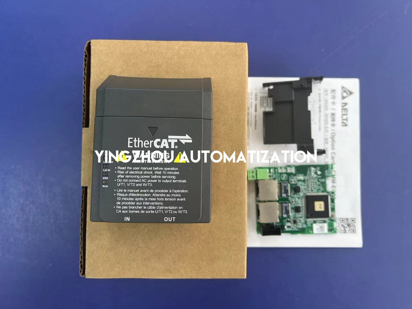 Delta AS Series PLC EtherCAT Communication Card CMM-EC02 - High-Speed Master Module-YingZhou Automatization