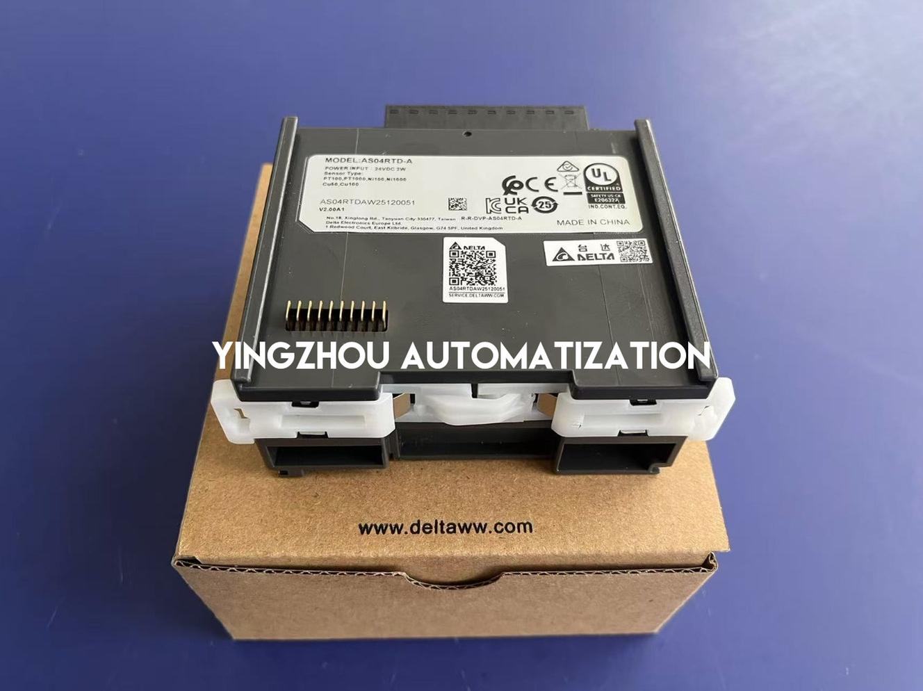 Delta AS04RTD-A AS Series Temperature Measurement Module | 4-Channel RTD Input Expansion Unit | Brand New Original-YingZhou Automatization
