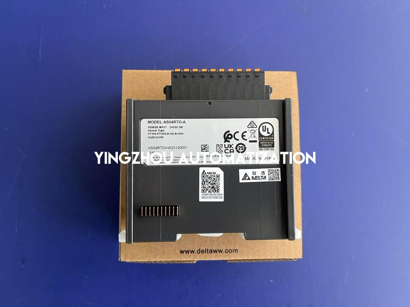 Delta AS04RTD-A AS Series Temperature Measurement Module | 4-Channel RTD Input Expansion Unit | Brand New Original-YingZhou Automatization