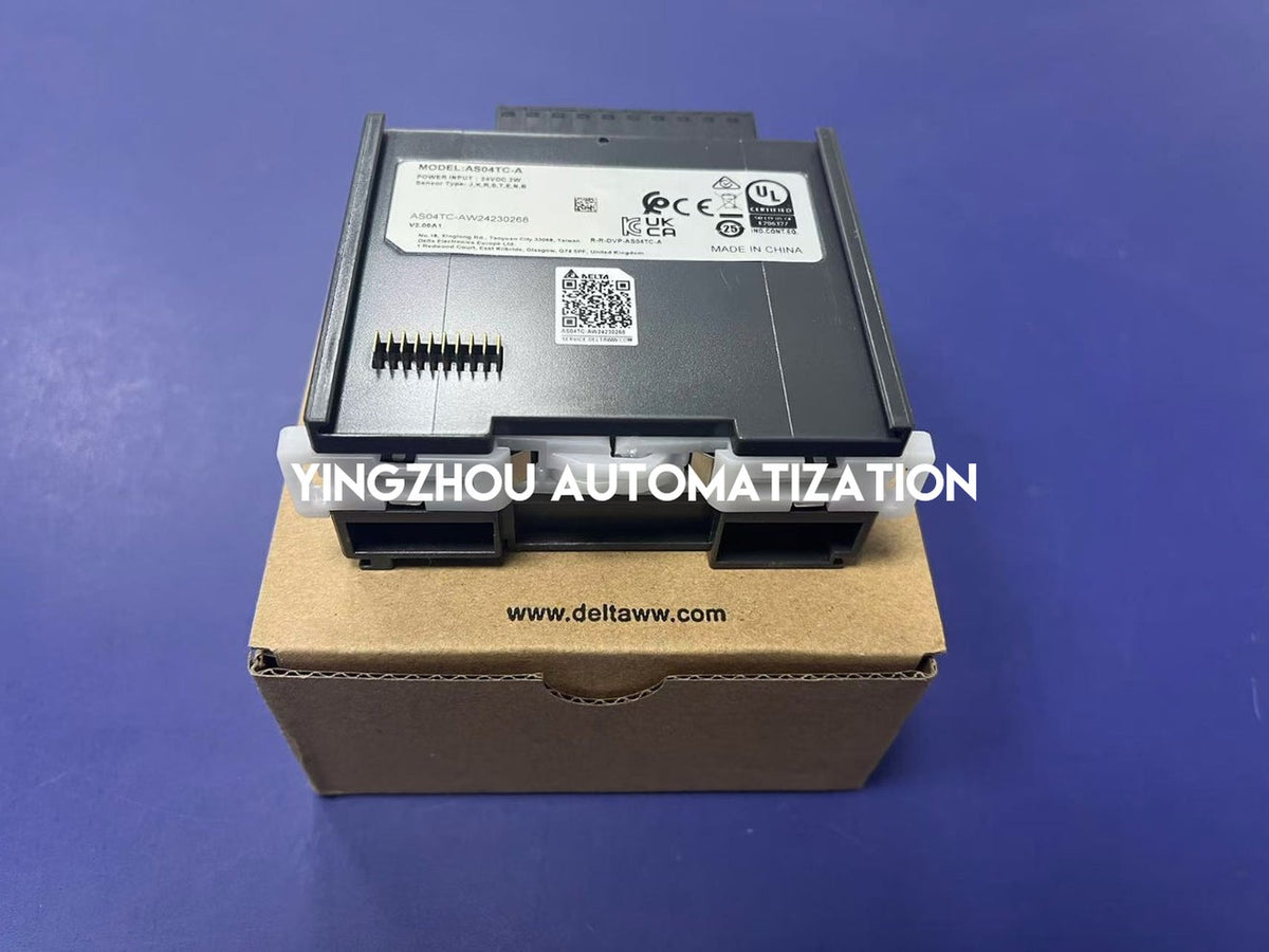 Delta AS04TC-A AS Series Temperature Control Module | 4-Channel Thermocouple Input Expansion Unit | Brand New Original-YingZhou Automatization