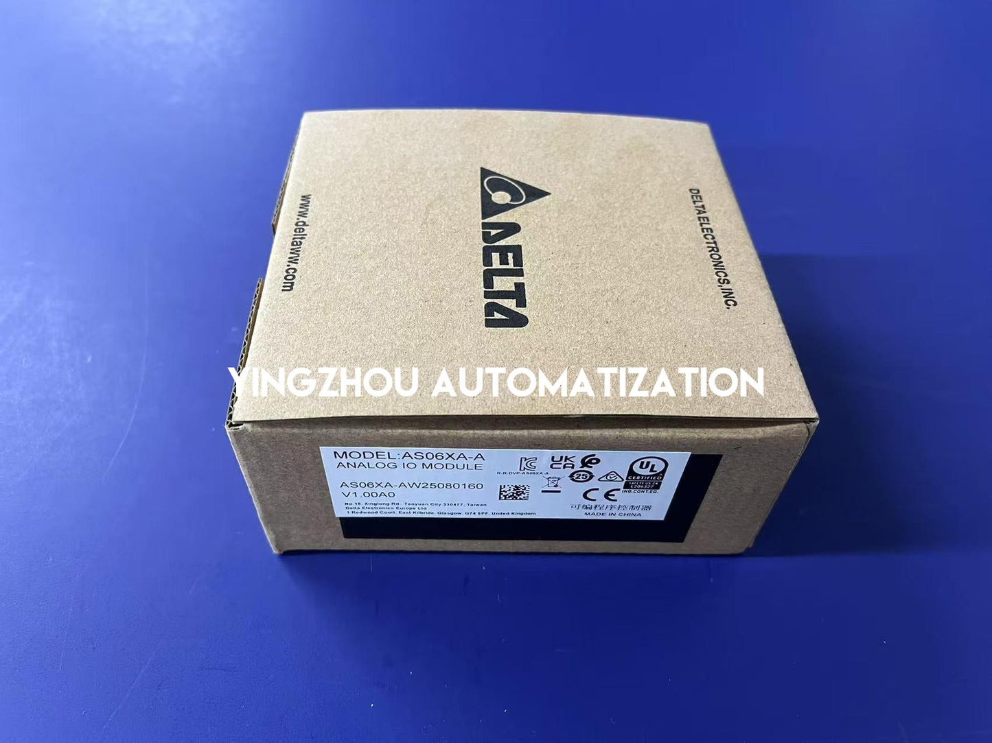 Delta AS06XA-A Analog Mixed I/O Module - 4 Input / 2 Output, 16-bit/12-bit Resolution, AS Series PLC Expansion-YingZhou Automatization
