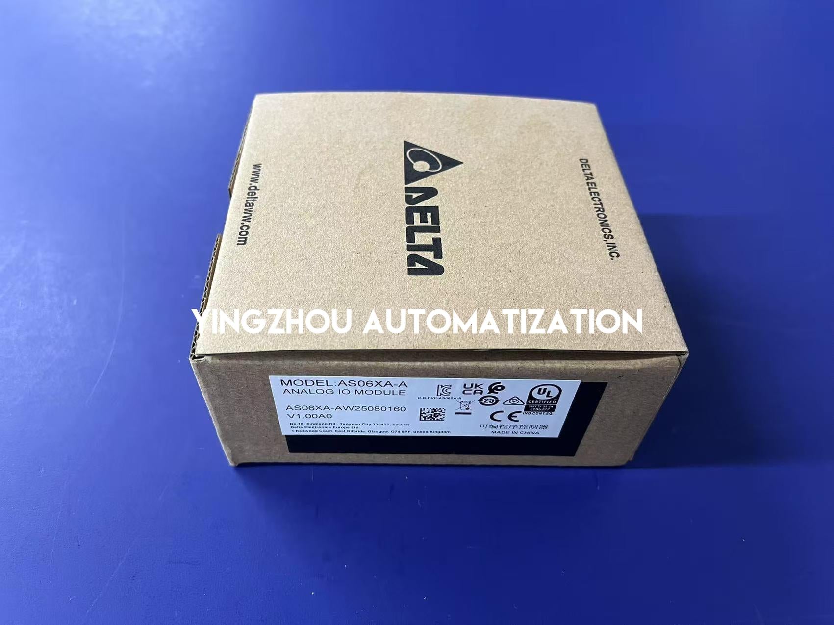 Delta AS06XA-A Analog Mixed I/O Module - 4 Input / 2 Output, 16-bit/12-bit Resolution, AS Series PLC Expansion-YingZhou Automatization