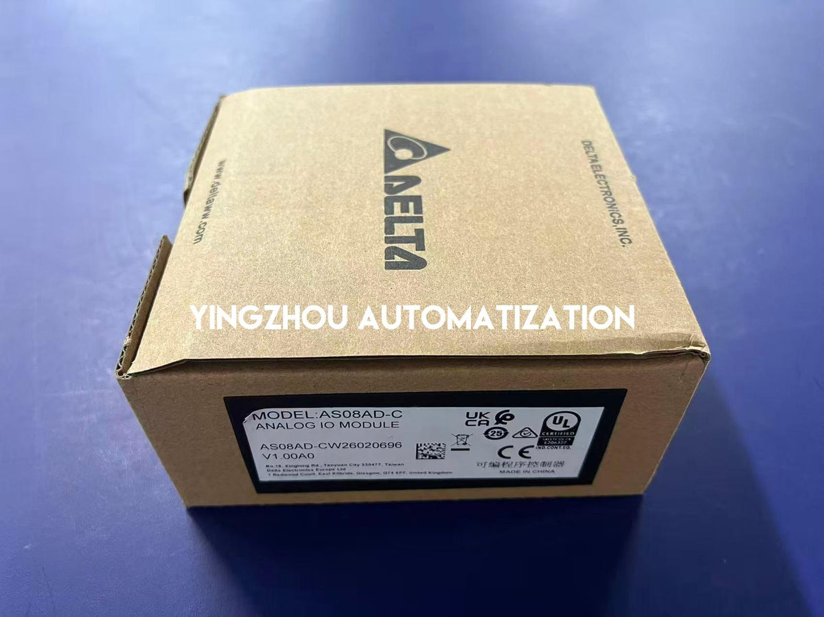 Delta AS08AD-C AS Series 8-Channel 16-Bit Current Analog Input Module 0/4-20mA-YingZhou Automatization