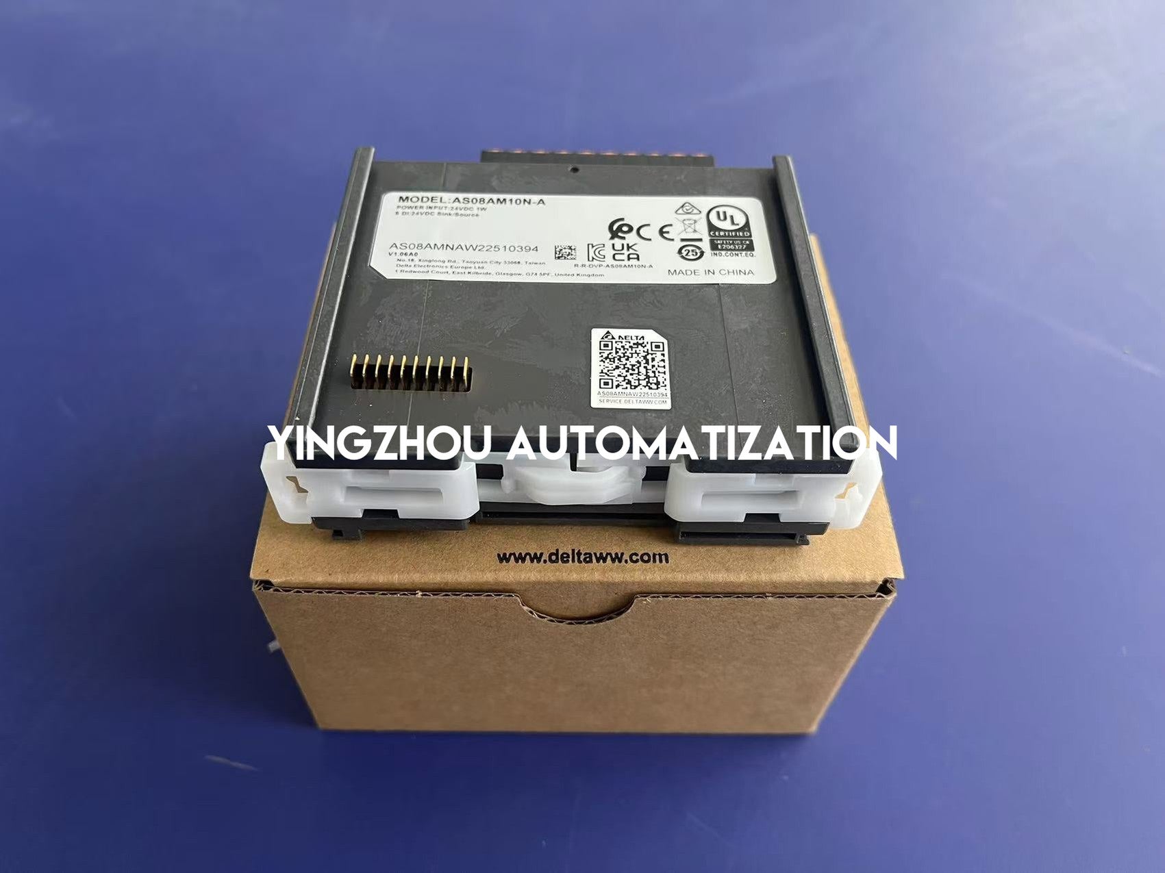 Delta AS08AM10N-A AS Series Modular Digital I/O Extension Module | 8-Point Input/Output Unit | Brand New Original-YingZhou Automatization