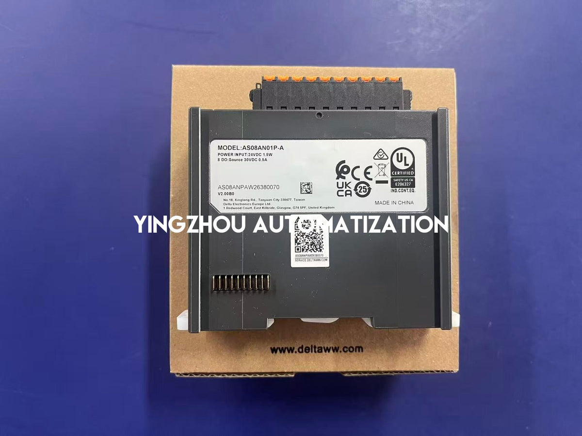 Delta AS08AN01P-A AS Series 8-Point PNP Digital Output Module 5-30VDC 0.5A-YingZhou Automatization
