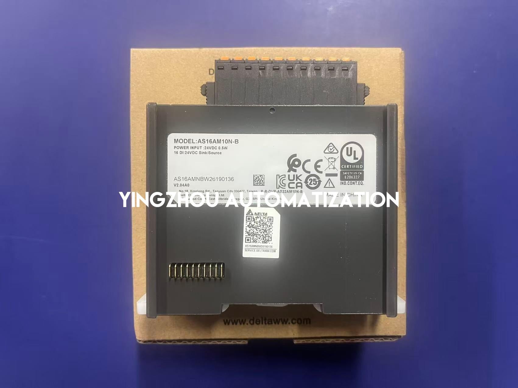Delta AS16AM10N-B Digital I/O Module | 16-Point Input, AS Series Expansion, High-Speed Automation, Brand New Original-YingZhou Automatization