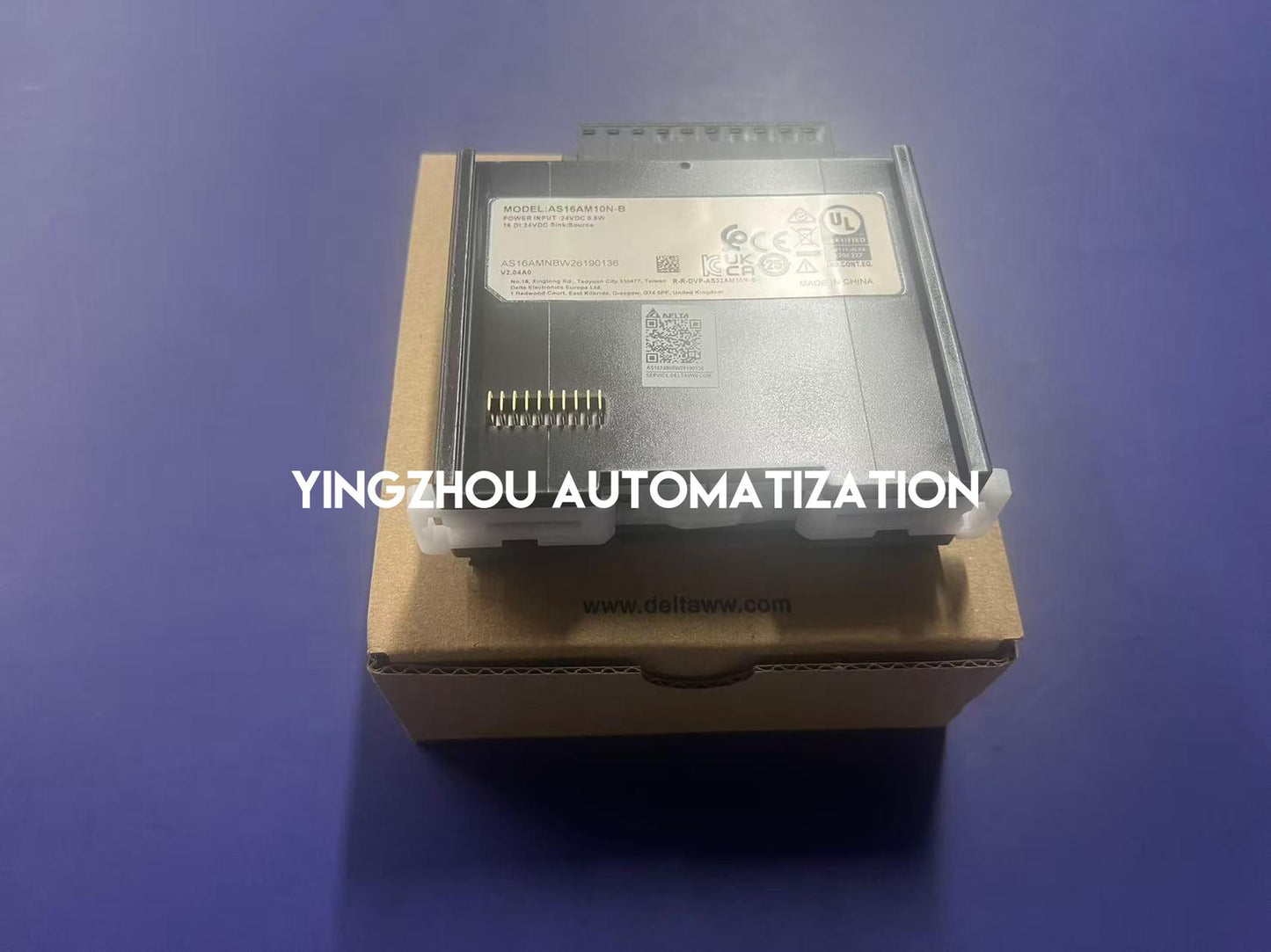 Delta AS16AM10N-B Digital I/O Module | 16-Point Input, AS Series Expansion, High-Speed Automation, Brand New Original-YingZhou Automatization