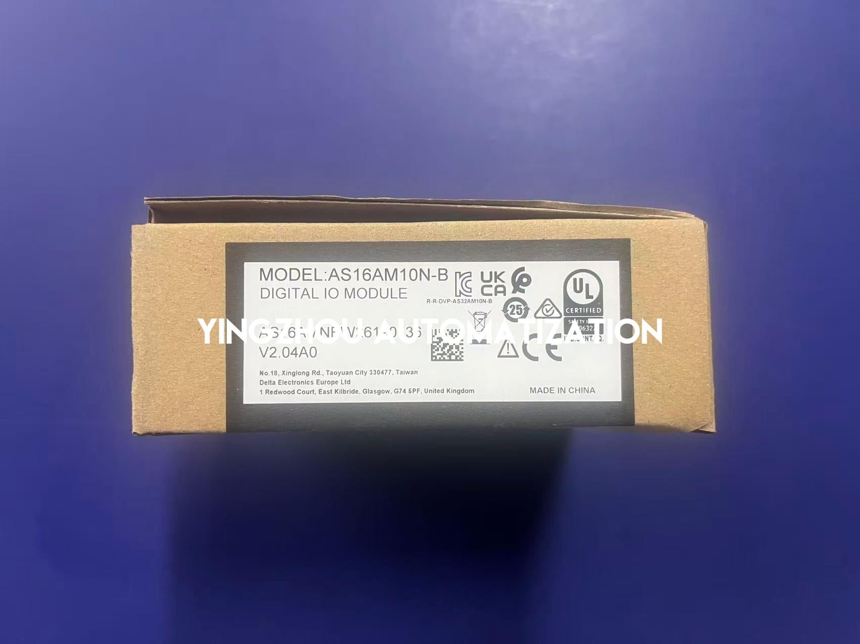Delta AS16AM10N-B Digital I/O Module | 16-Point Input, AS Series Expansion, High-Speed Automation, Brand New Original-YingZhou Automatization
