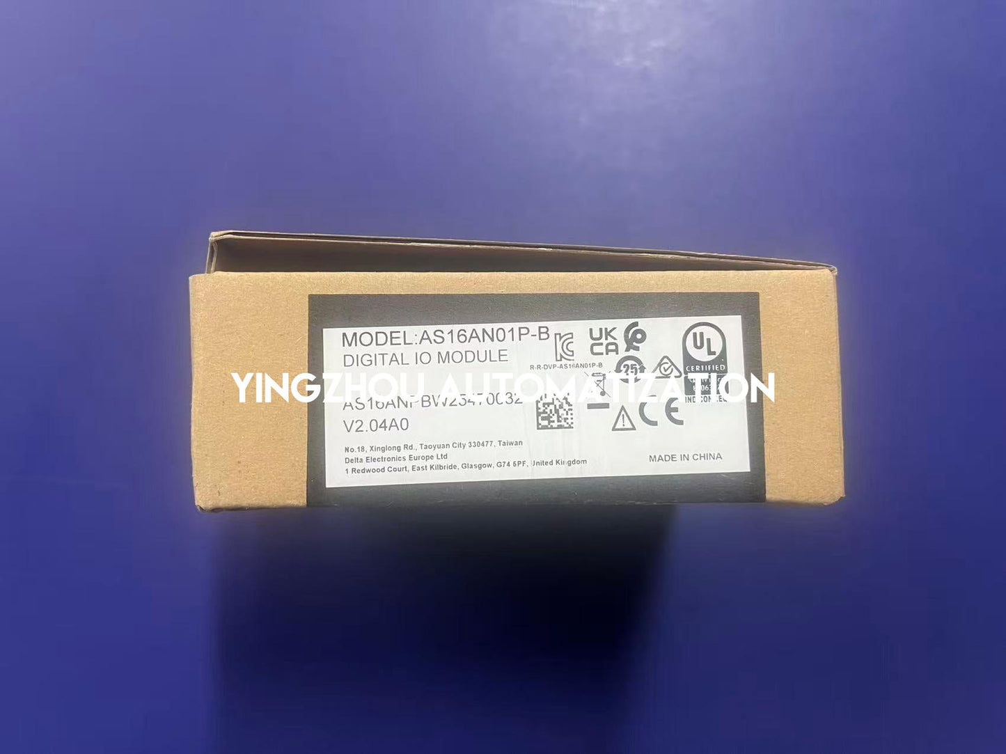 Delta AS16AN01P-B Digital Output Module | 16-Point Transistor Output (PNP), AS Series Expansion, High-Speed Automation, Brand New Original-YingZhou Automatization