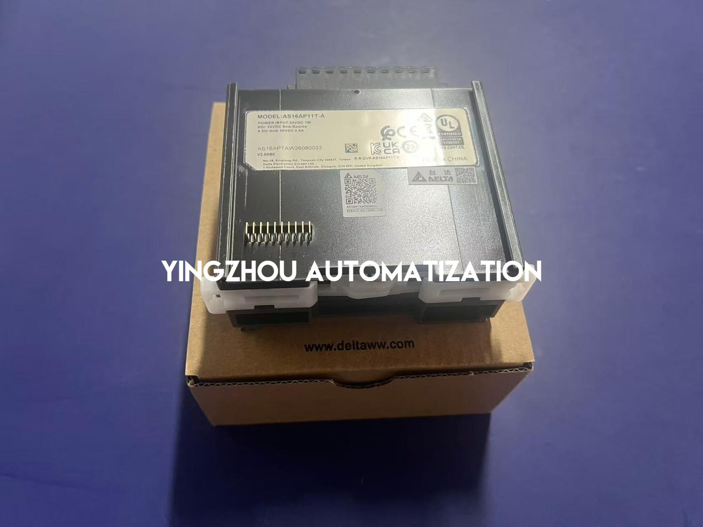 Delta AS16AP11T-A PLC Digital I/O Module | 16-Point, Transistor Output | Brand New Original-YingZhou Automatization