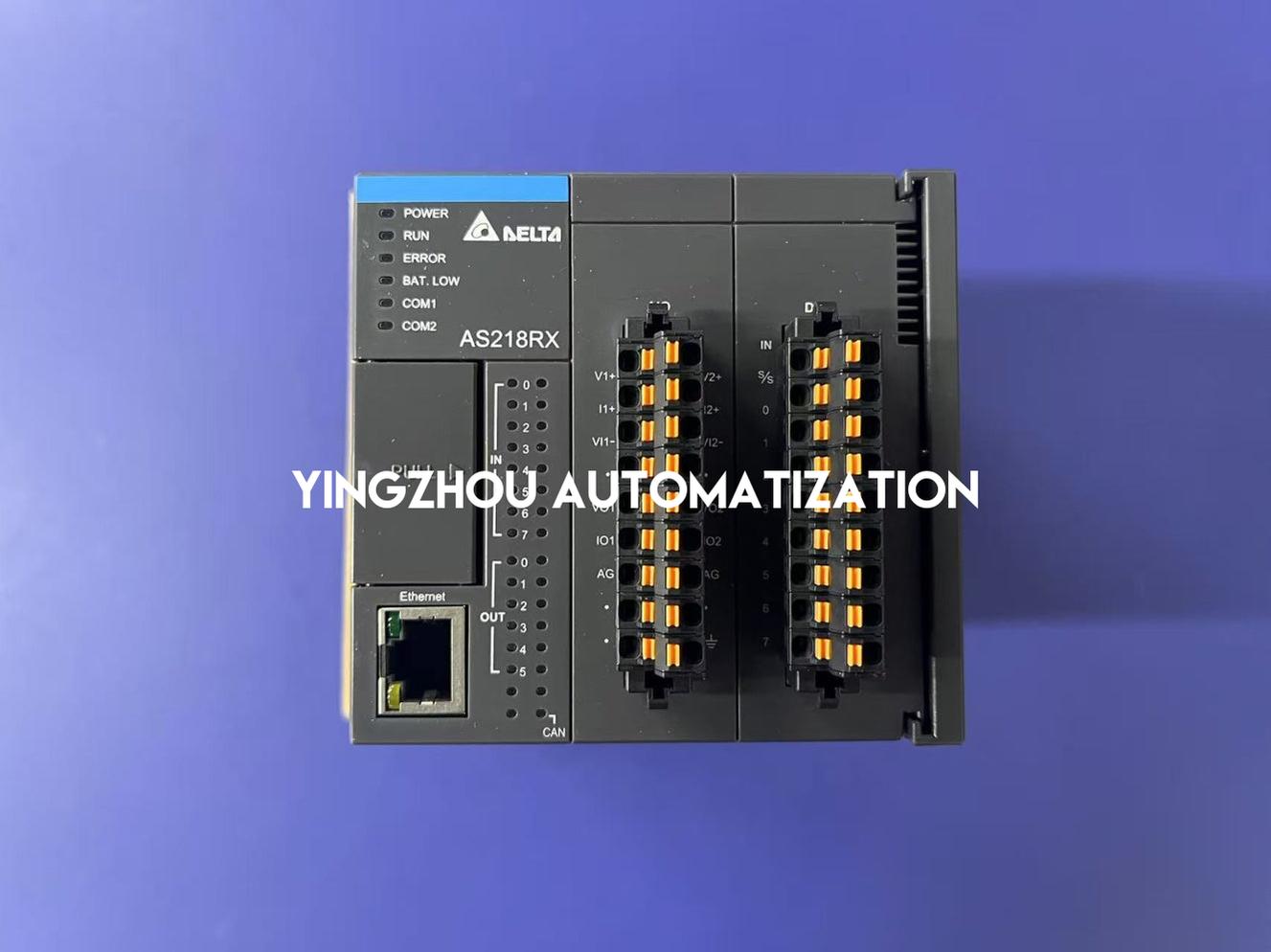 Delta AS218RX-A AS Series PLC Controller | 18-Point CPU Unit (10 DI / 8 Relay DO) | Brand New Original-YingZhou Automatization