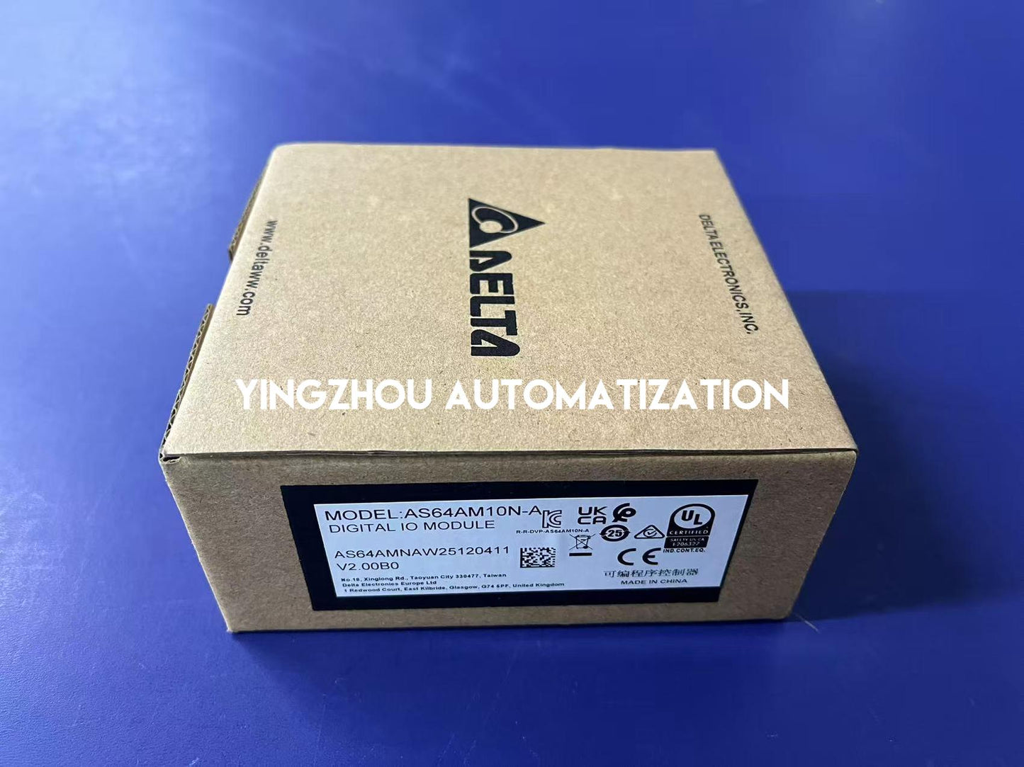 Delta AS64AM10N-A AS Series Modular Digital Input Module | 64-Point High-Density Unit | Brand New Original-YingZhou Automatization