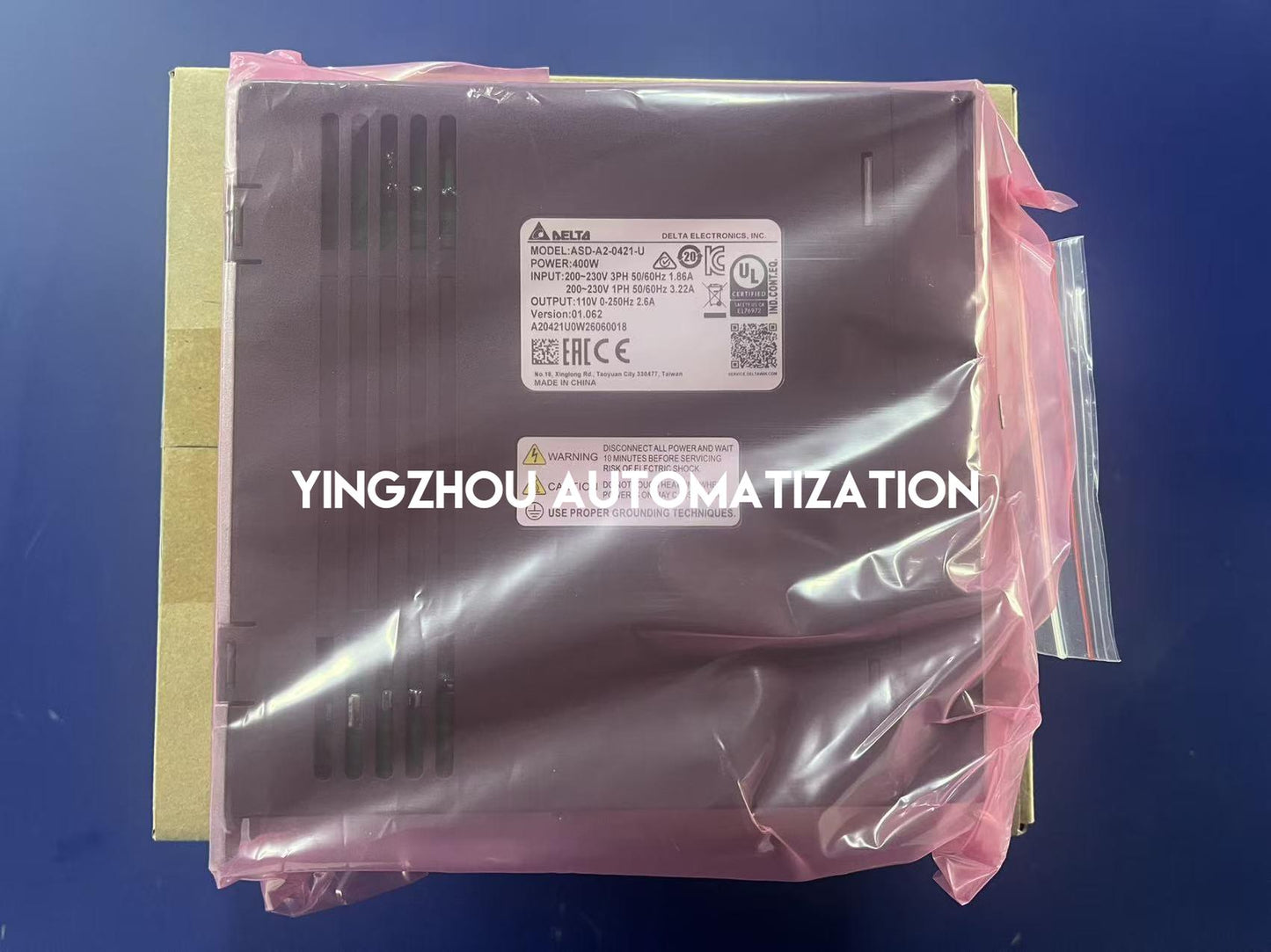 Delta ASD-A2-0421-U ASDA-A2 Series AC Servo Drive | 400W 220V High-Response Motion Controller | Brand New Original-YingZhou Automatization