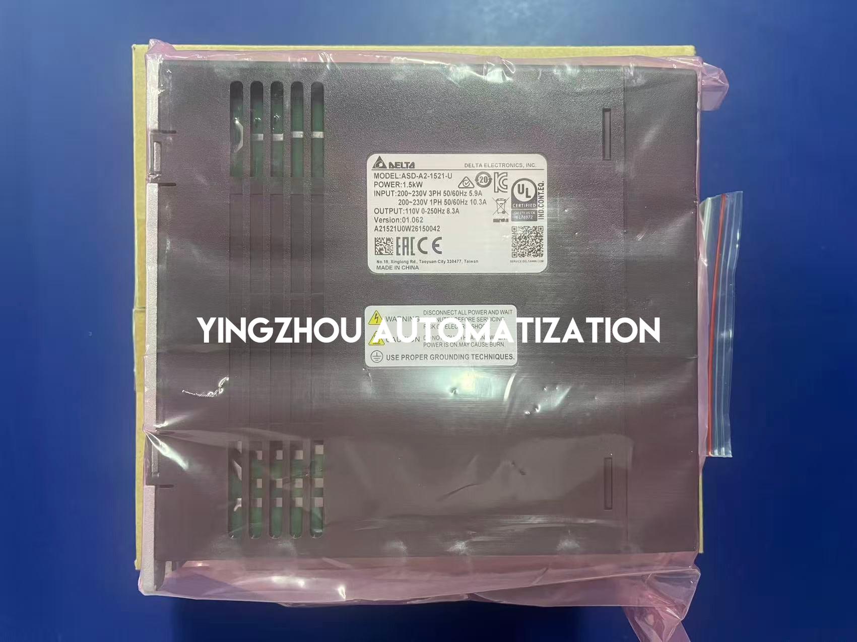 Delta ASD-A2-1521-U ASDA-A2 Series AC Servo Drive | 1.5kW 220V High-Response Motion Controller | Brand New Original-YingZhou Automatization