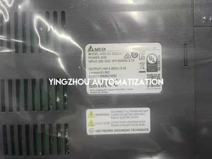 Delta ASD-A2-2023-U ASDA-A2 Series AC Servo Drive | 2kW 220V High-Response Motion Controller | Brand New Original-YingZhou Automatization