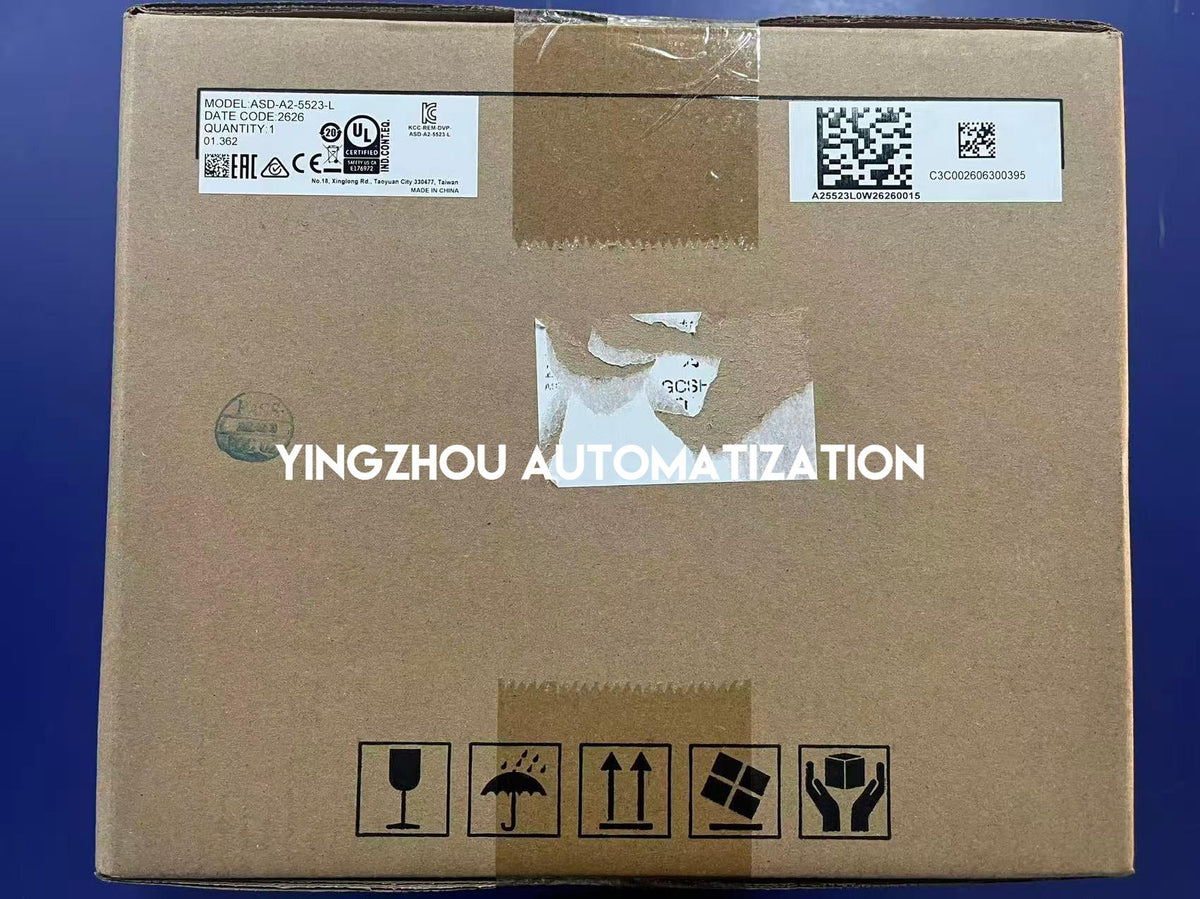 Delta ASD-A2-5523-L ASDA-A2 5.5kW 220V 3-Phase RS-485 Full-Closed Loop AC Servo Drive-YingZhou Automatization