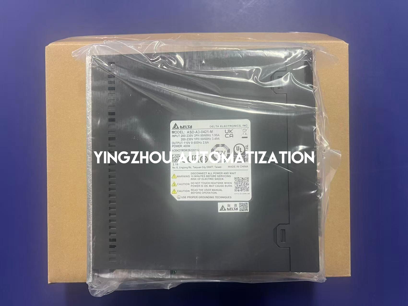 Delta ASD-A3-0421-M ASDA-A3 Series AC Servo Drive | 400W 380V Ultra-High Response Motion Controller | Brand New Original-YingZhou Automatization