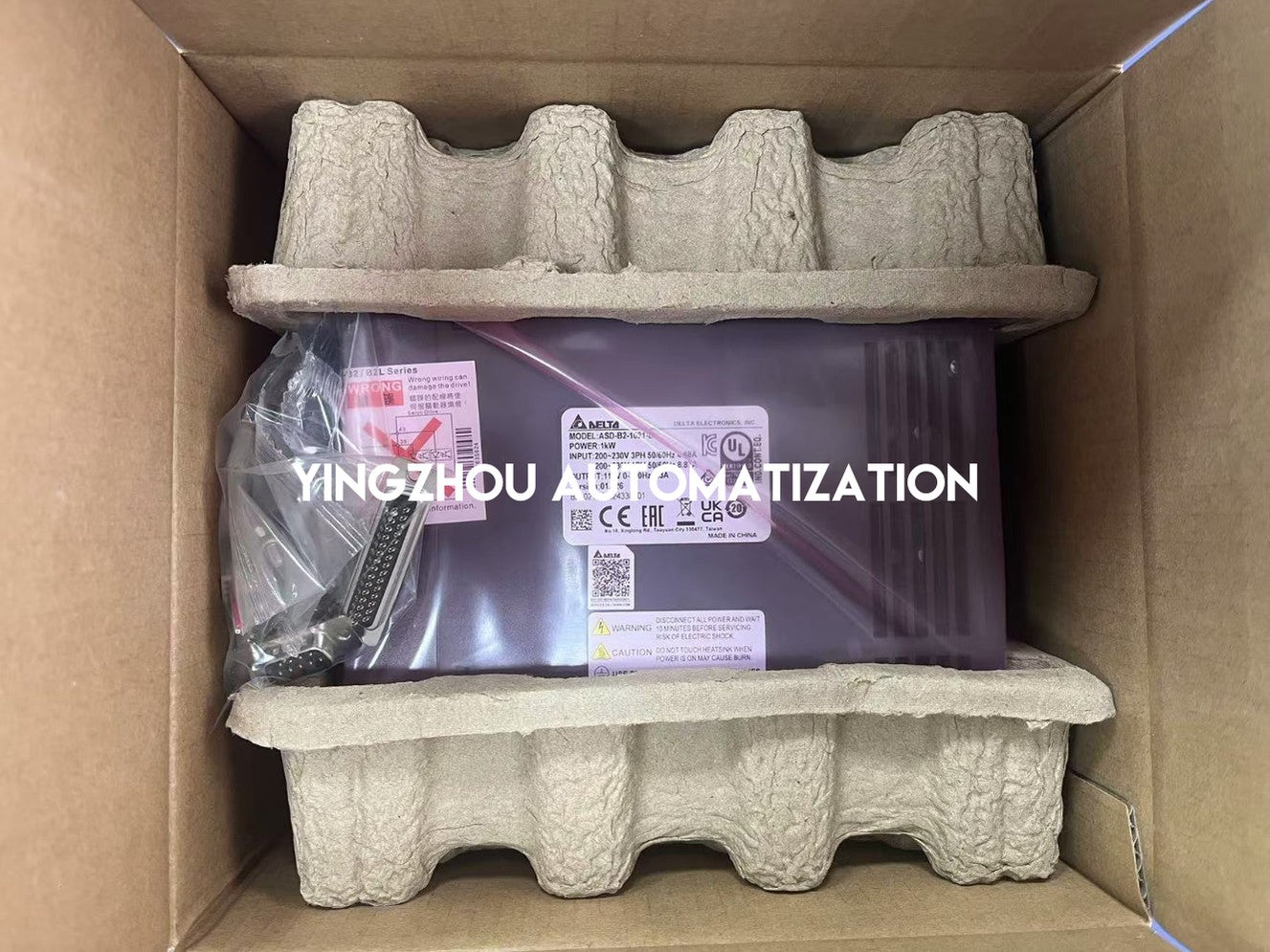 Delta ASD-B2-1021-B ASDA-B2 Series AC Servo Drive | 1kW 220V High-Response Motion Controller with Brake Control | Brand New Original-YingZhou Automatization